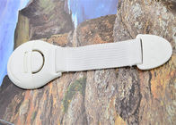 Adjustable Child Safety Lock White Nylon Strap Baby Cabinet Lock
